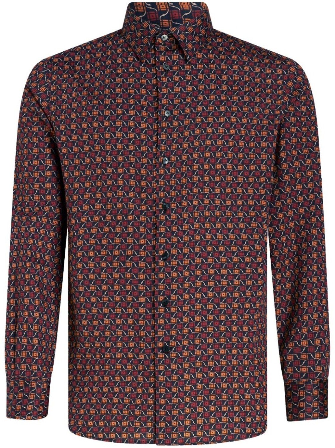 

ETRO рубашка с графичным принтом, красный