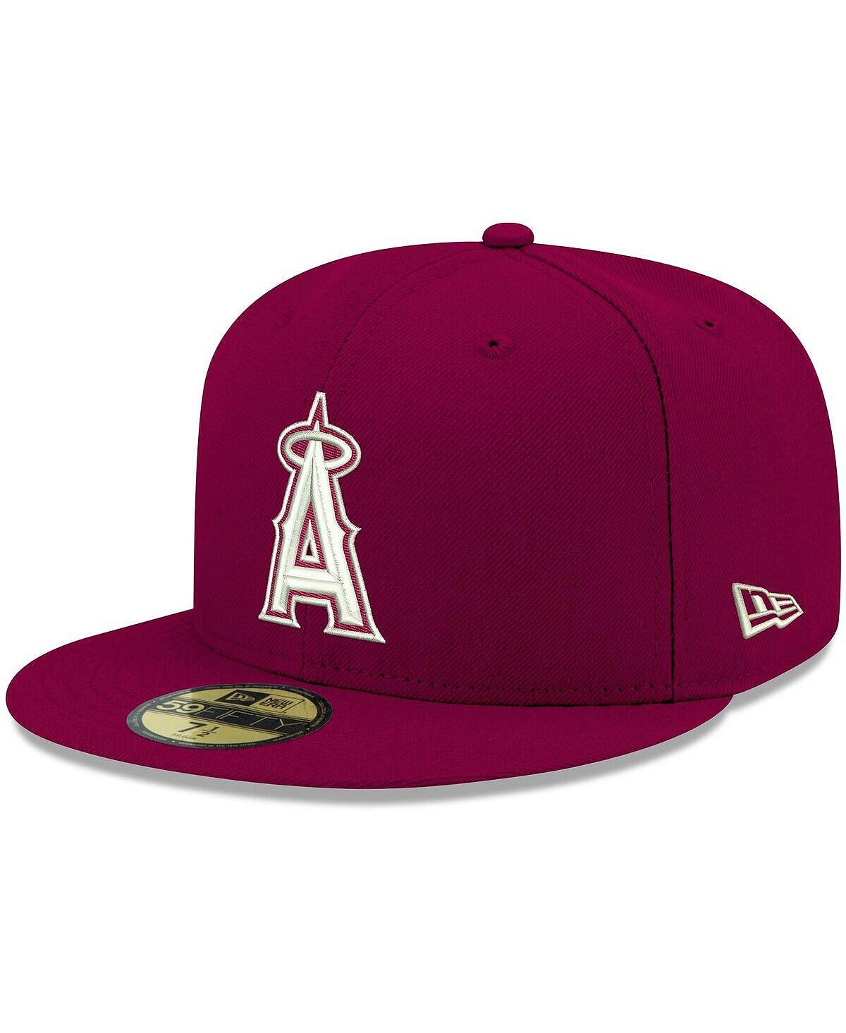 

Мужская кепка с логотипом Cardinal Los Angeles Angels белая 59FIFTY New Era