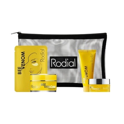 

Набор Rodial Bee Venom Little Luxuries Восстанавливающий и укрепляющий очищающий бальзам 0,68 жидких унций. Увлажняющий крем 0,51 жидк. унции. Желейные патчи для глаз x1 Крем для глаз 0,17 жидких унций