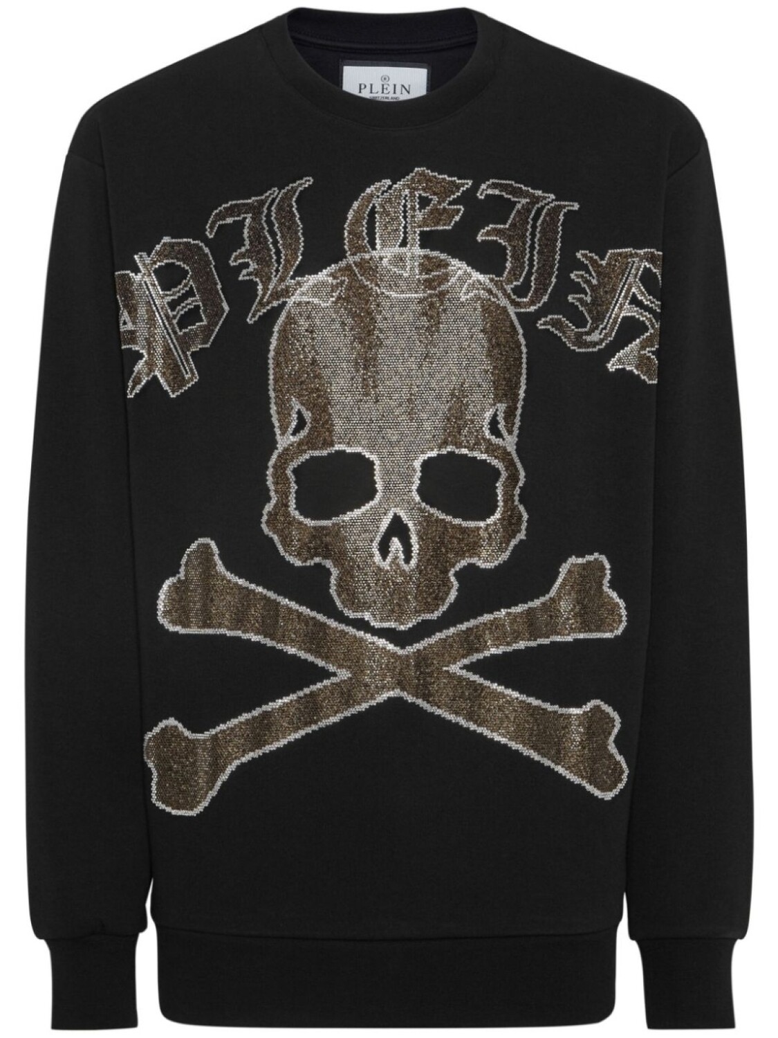 

Philipp Plein толстовка со стразами, черный