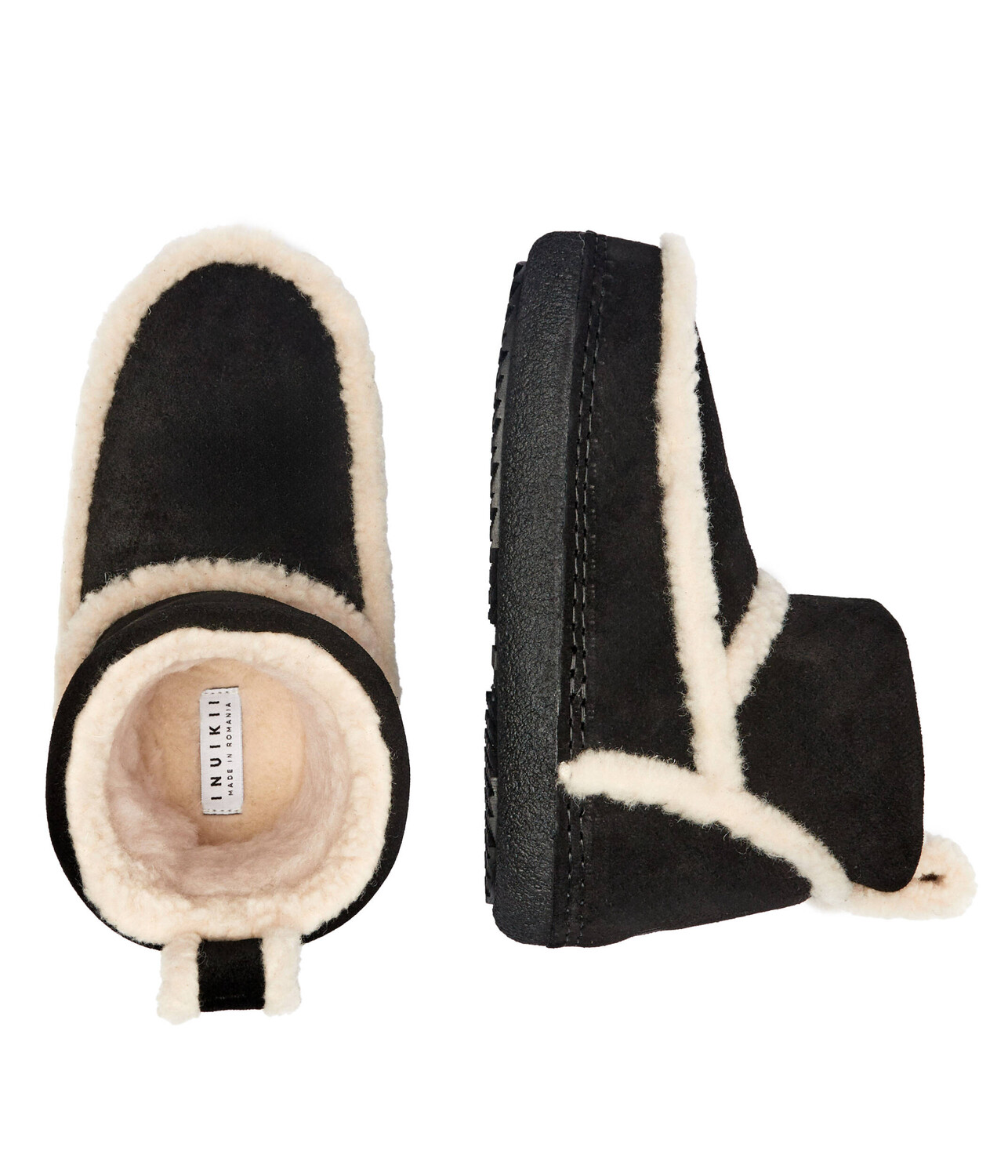 Сапоги женские Inuikii Shearling зимние с мехом, черный — фото 4