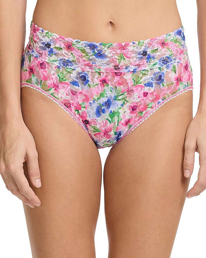 

Ежедневные кружевные трусики French Briefs с принтом Hanky Panky, мультиколор