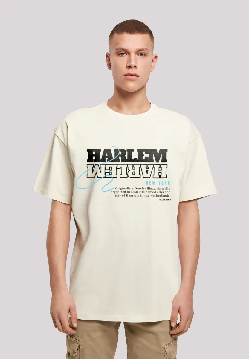 

F4NT4STIC Футболка "Harlem OVERSIZE TEE", принт, цвет Sand