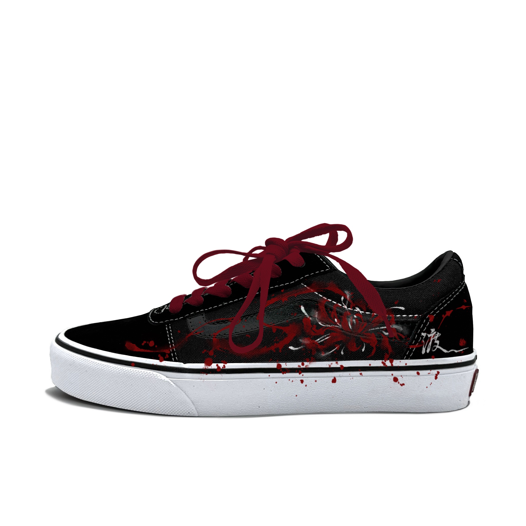 

Мужские износостойкие низкие кроссовки для скейтбординга Ward Vans, Red