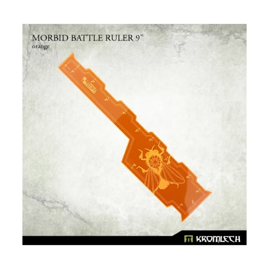 

Линейка Morbid Battle, 9 дюймов, оранжевая, Glues & Accessories (Kromlech)