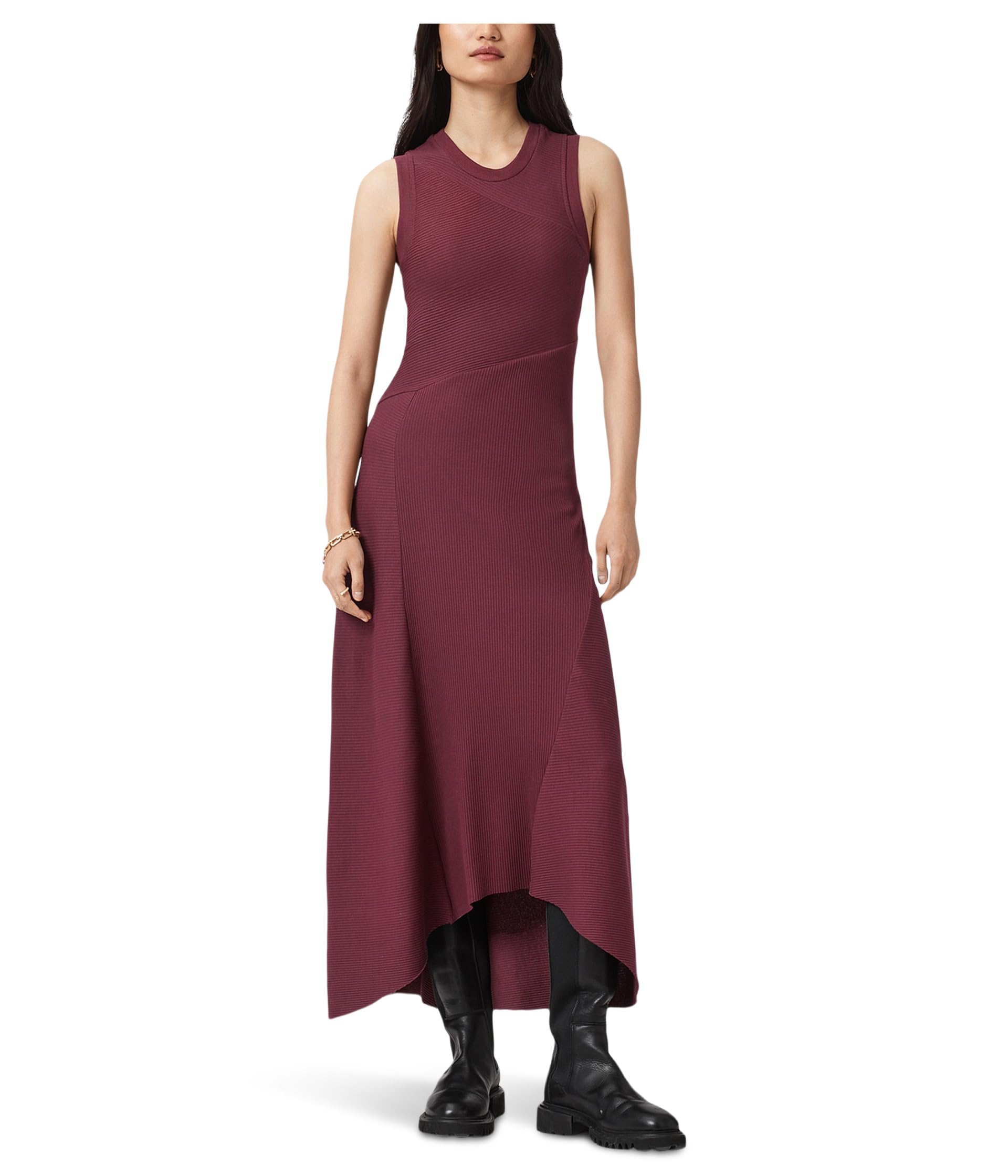 

Платье AllSaints Gia Maxi Dress, цвет Oxblood Red