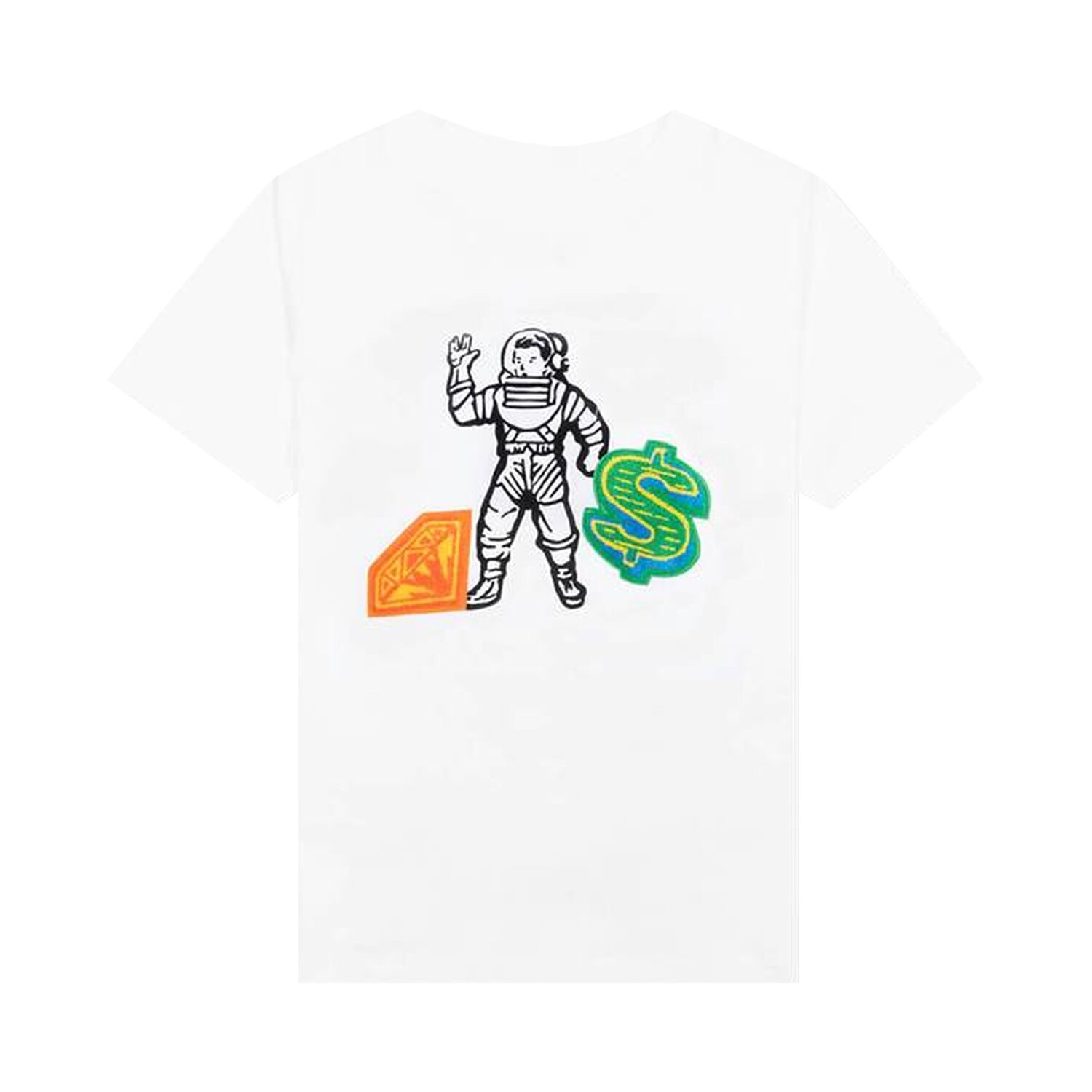

Детское трикотажное платье с короткими рукавами Billionaire Boys Club BB Billio Astro, цвет Белый