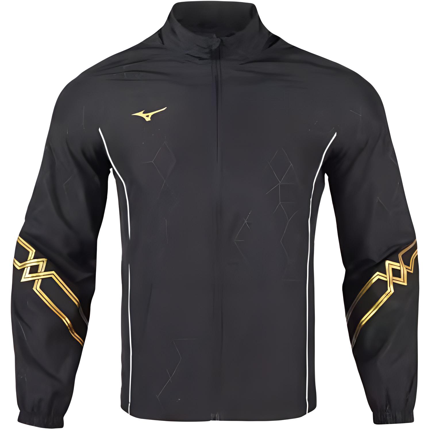 

Mizuno Куртка мужская черная с золотом, Black & Gold
