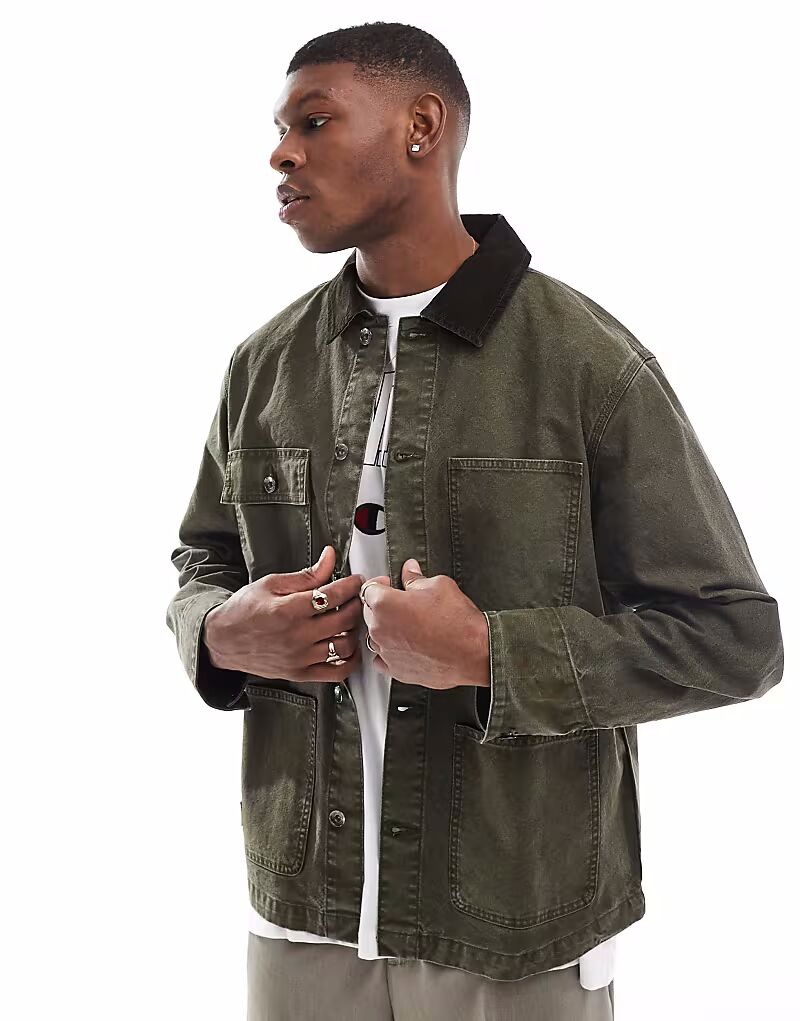 

Куртка Champion тканая зеленого цвета, Зеленый, Куртка Champion тканая зеленого цвета