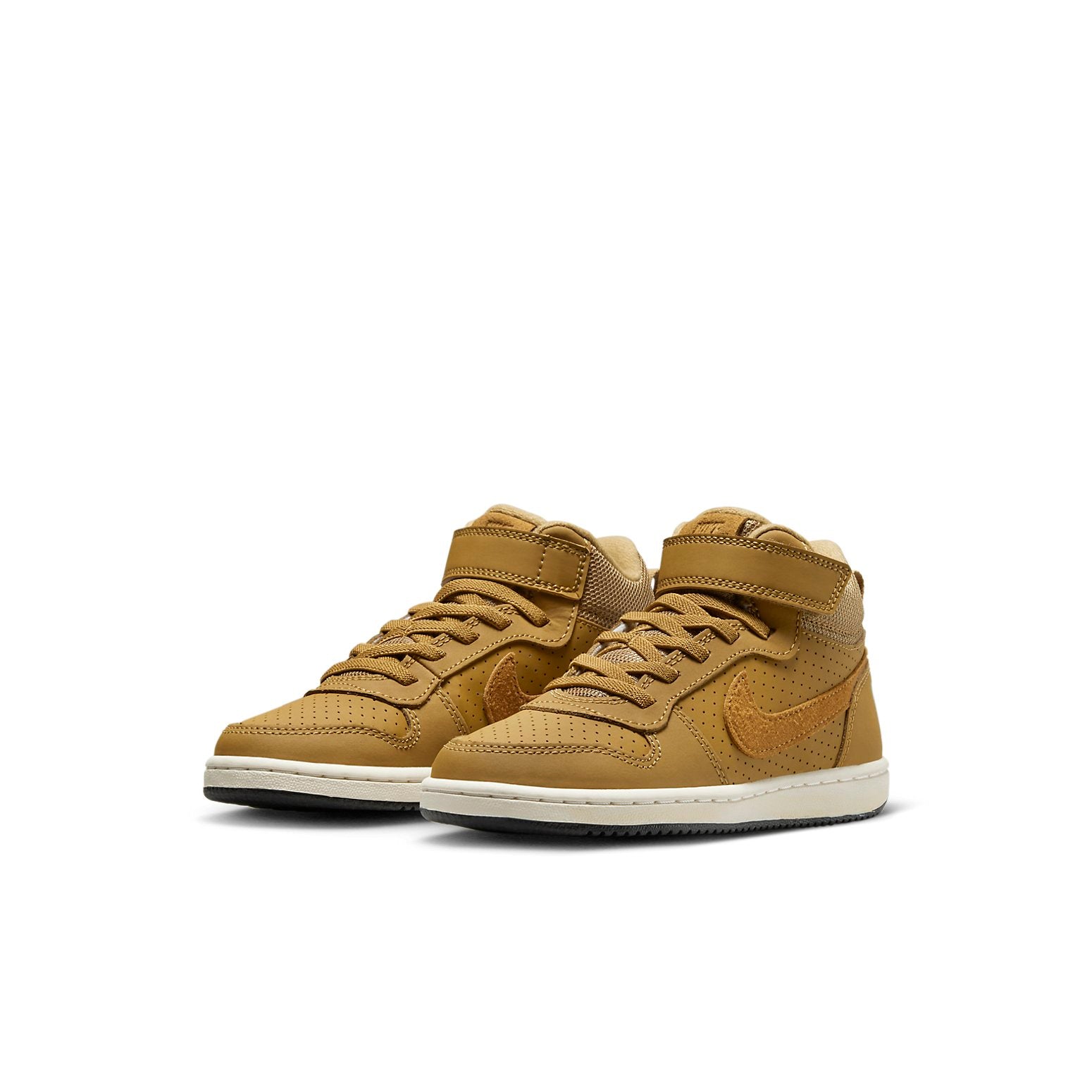 Кеды (PS) Nike Court Borough Mid-Top Sneakers Yellow 870026-701 — фото 3