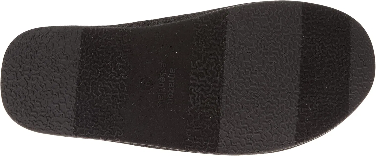 Тапочки нескользящие Amazon Essentials, Black Microsuede — фото 4