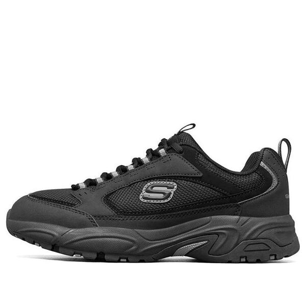 

Кроссовки alertness low-top running shoes black Skechers, черный