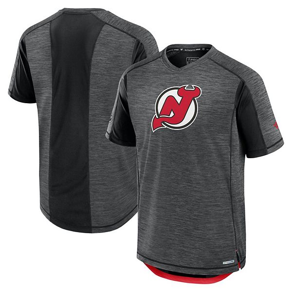 

Мужская футболка new jersey devils authentic pro rink tech черная Fanatics