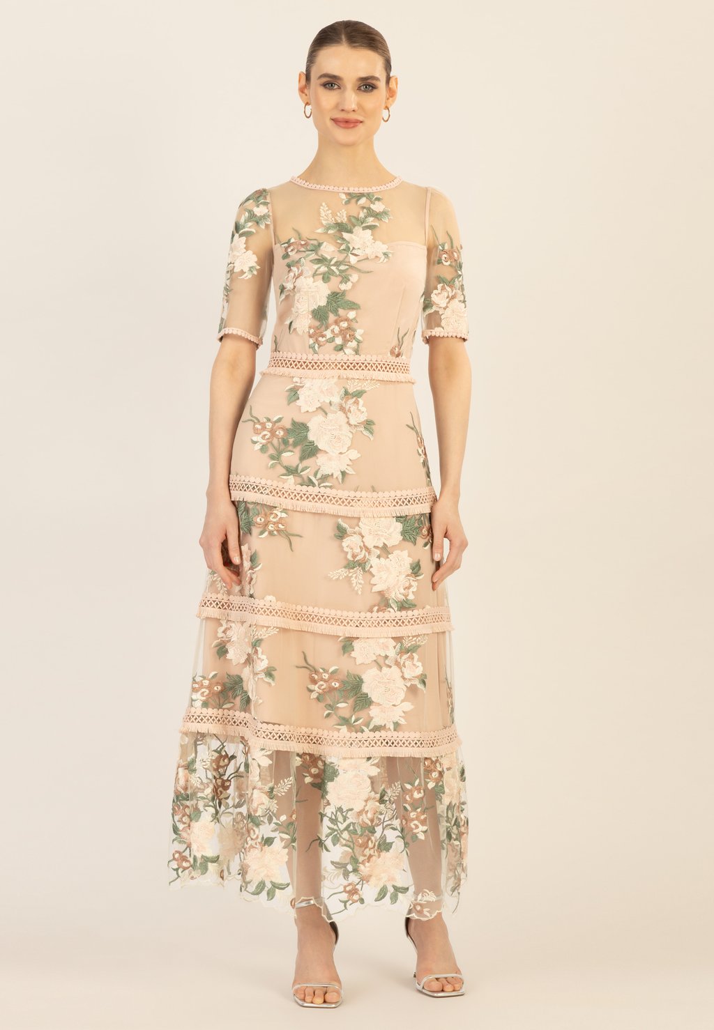 

Платье BESTICKTES MIDI Apart, цвет Nude Multicolor