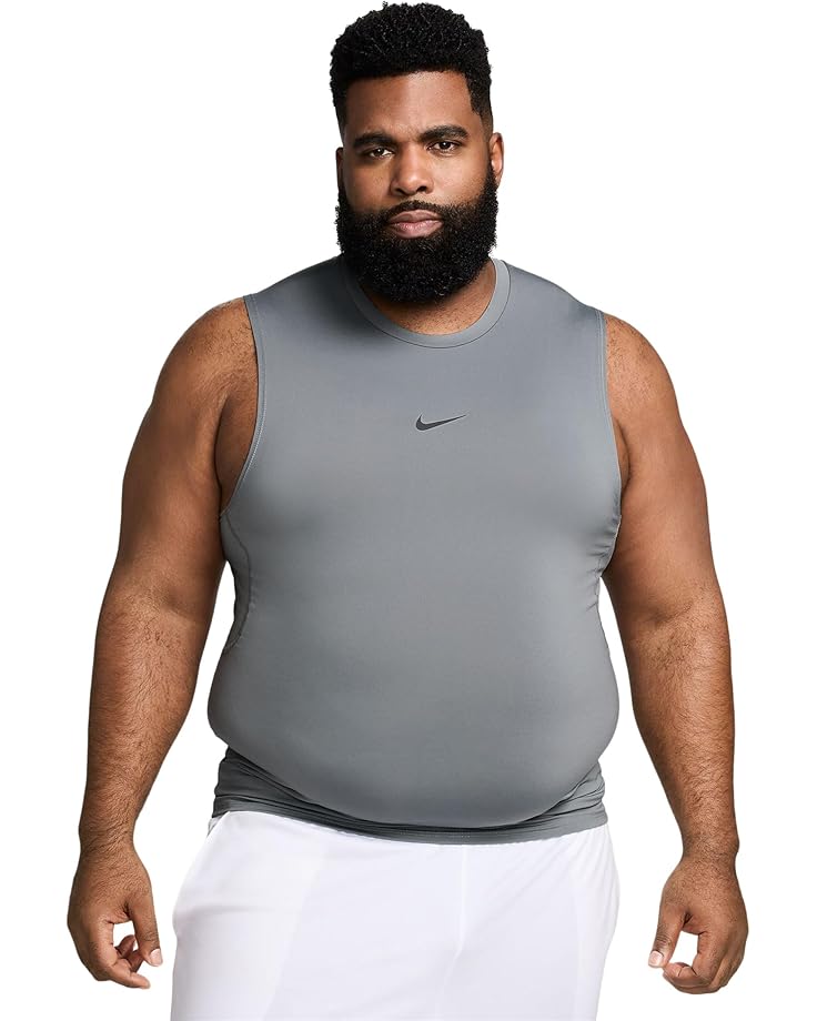 

Топ Nike Pro Dri-FIT Slim Sleeveless Top, цвет Smoke Grey/Black