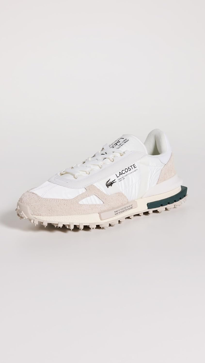 Мужские кроссовки Lacoste Elite Active 223, белый/зеленый — фото 2