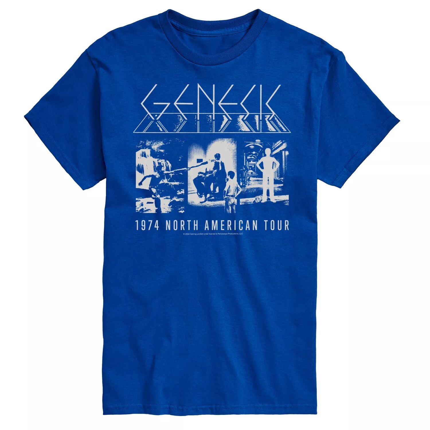 

Футболка Big & Tall Genesis Tour 74 Licensed Character, синий