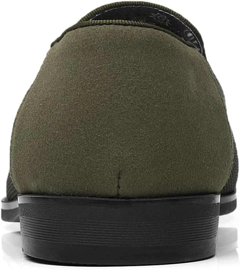 

Мужские лоферы туфли-слипоны для вождения, для вечернего костюма и смокинга FOEVTRUE, оливковый