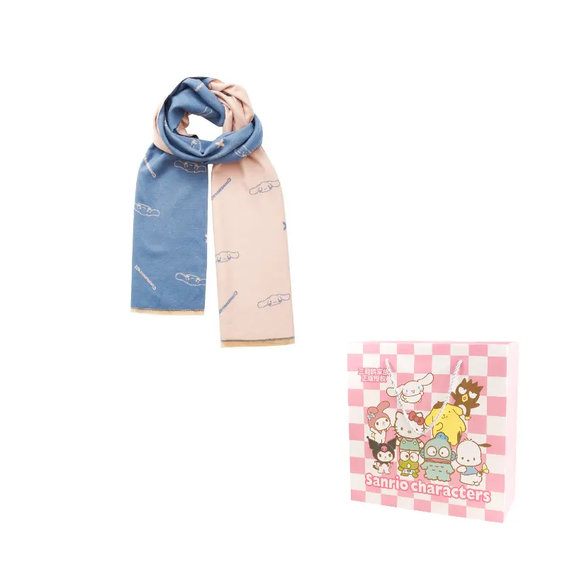 

Sanrio Югуи вязаный шарф для собак унисекс, Cinnamoroll Double-Sided Knit Scarf