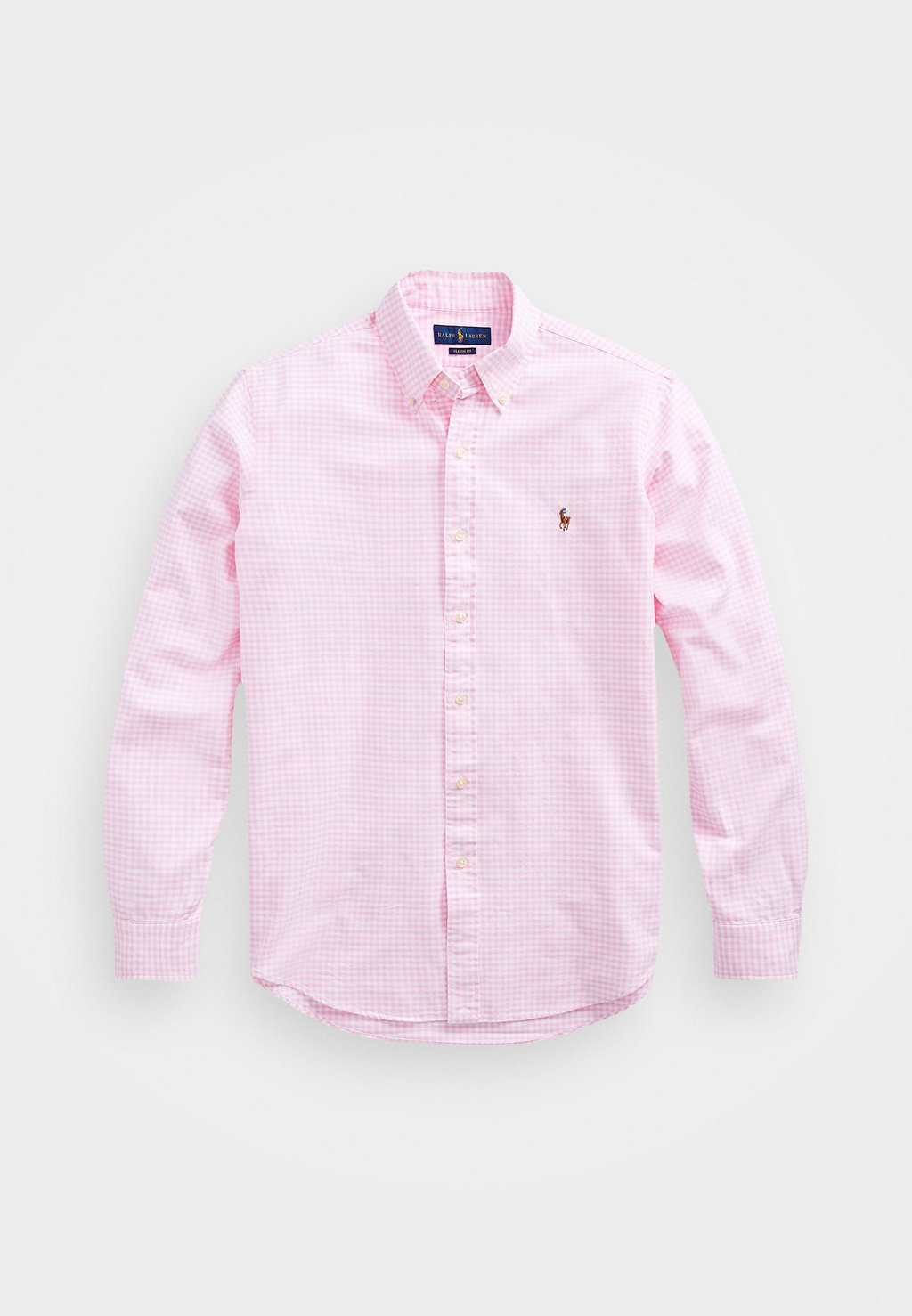 

Рубашка SLIM FIT GINGHAM OXFORD SHIRT Polo Ralph Lauren, розовый