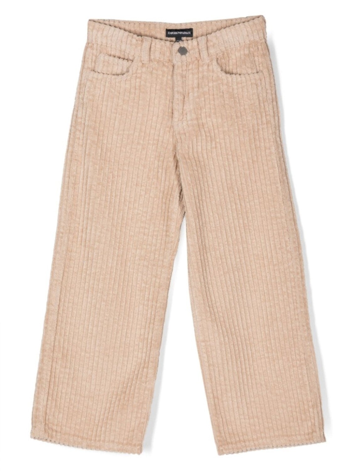 

Emporio Armani Kids брюки широкого кроя, нейтральный цвет