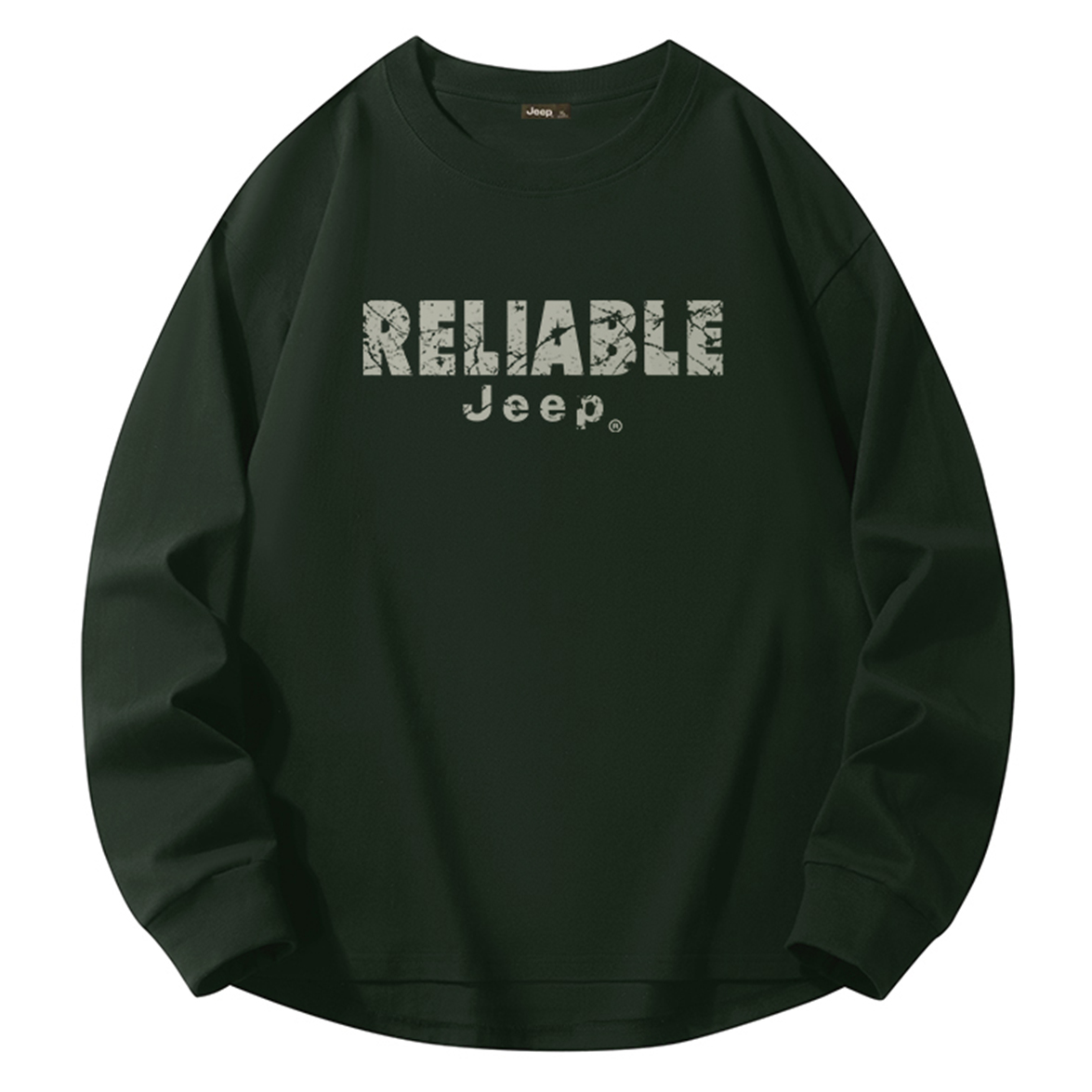 

Футболка Unisex Crew Neck Jeep, army зеленый