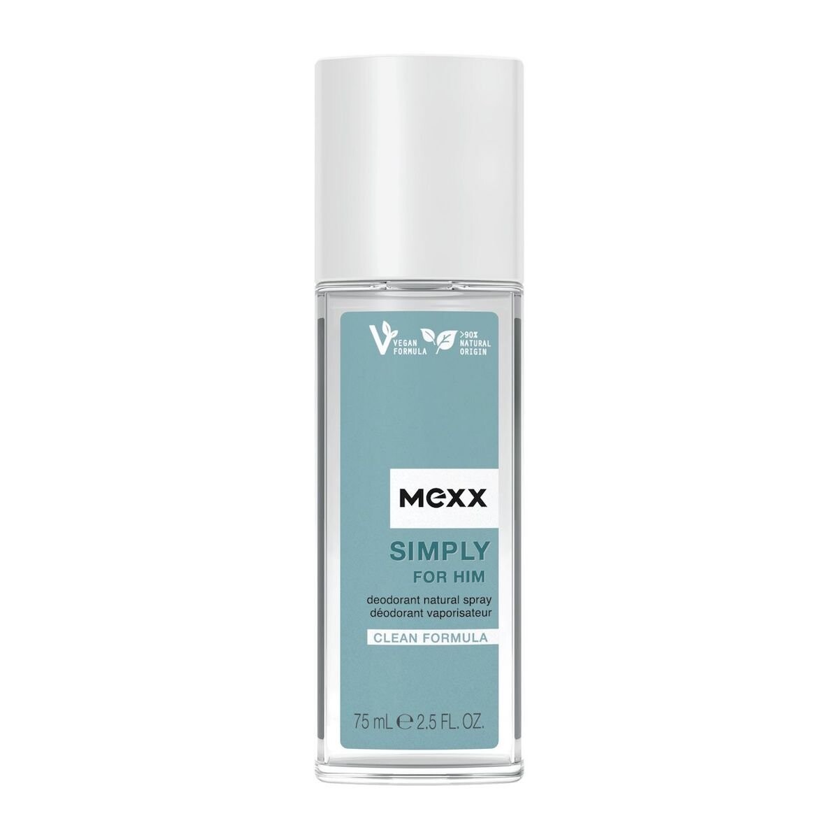 

Mexx, Simply, Веганский дезодорант для мужчин, 75 мл