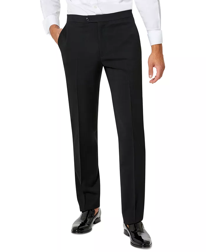 

Мужские классические брюки-смокинг Modern-Fit Flex Stretch черного цвета Tommy Hilfiger, черный