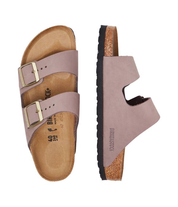 Кожаные тапочки Аризона Ленб Birkenstock, фиолетовый — фото 4