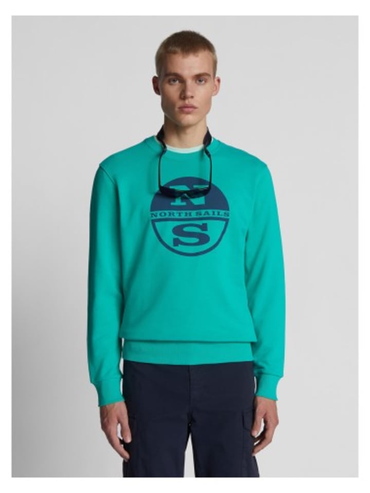 

Толстовка North Sails Sweatshirt, бирюзовый