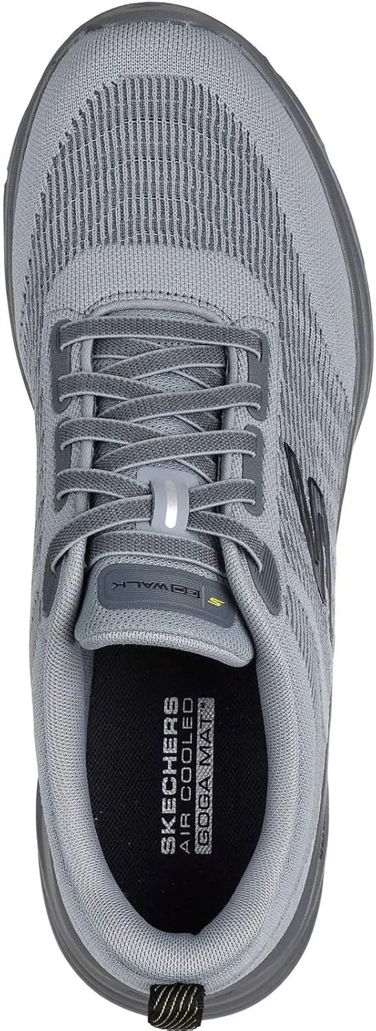 Мужские кроссовки Skechers Go Walk 8 Day, желтый/серый — фото 3