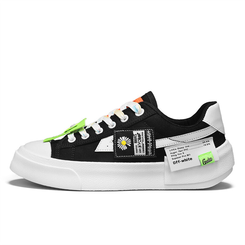 

Кеды мужские, обувь для скейтбординга низкая Little Daisy, черный