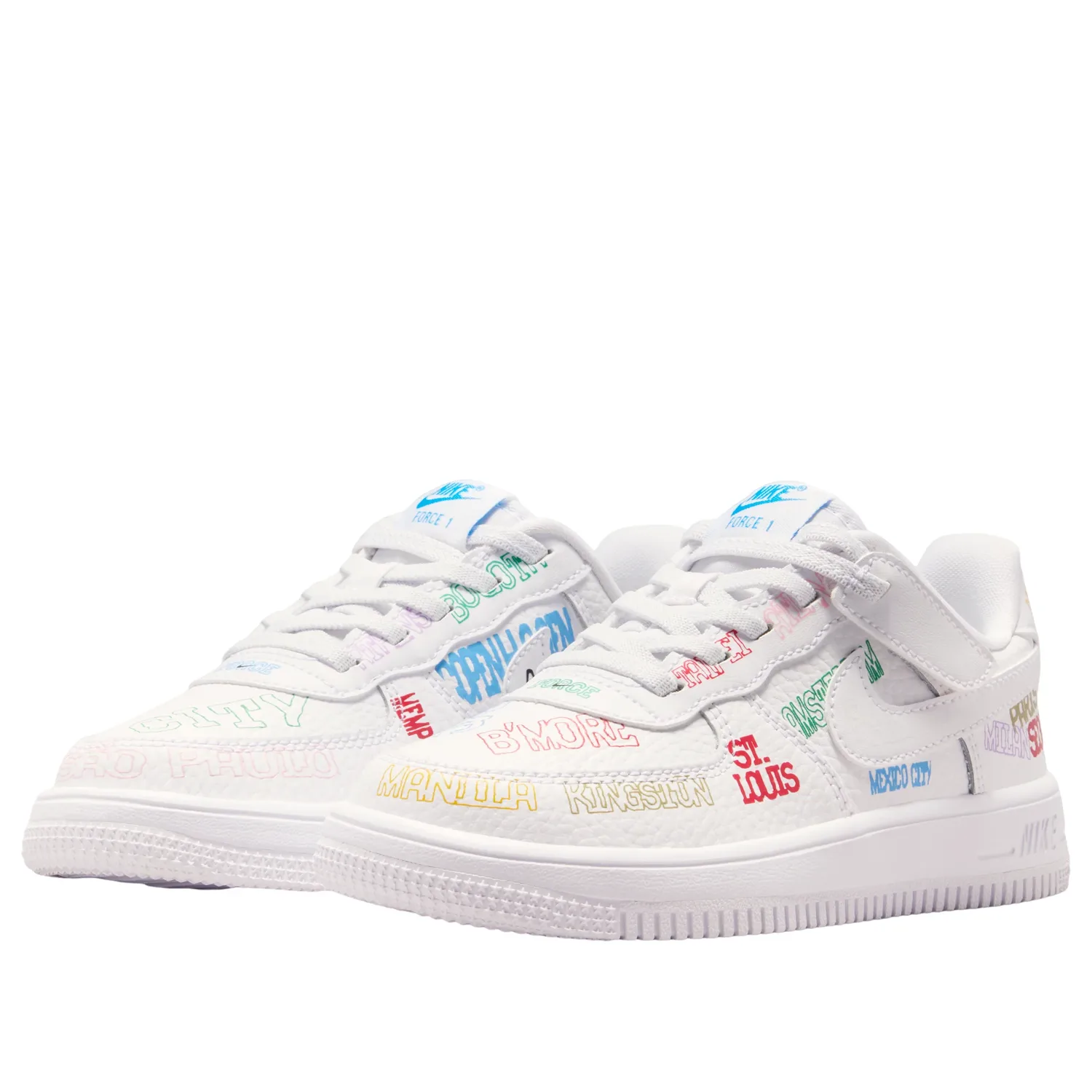 Кроссовки (PS) Nike Force 1 Low Easy On LV8 3 'White' — фото 4