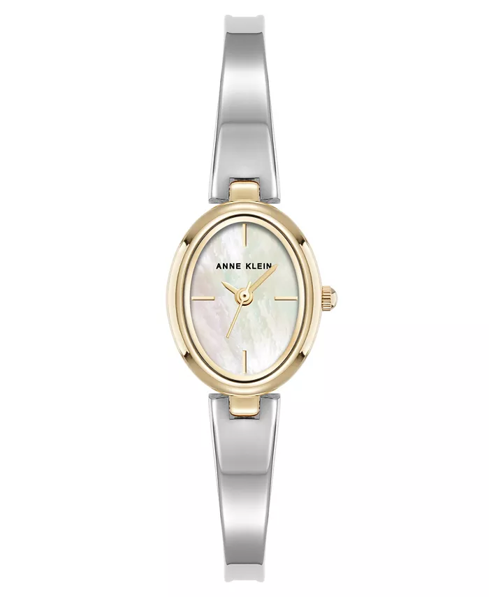 

Женские кварцевые часы-браслет с двухцветным металлическим сплавом, 18 мм Anne Klein