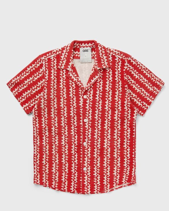 

Рубашка Oas Red Scribble Cuba Net Shirt, красный