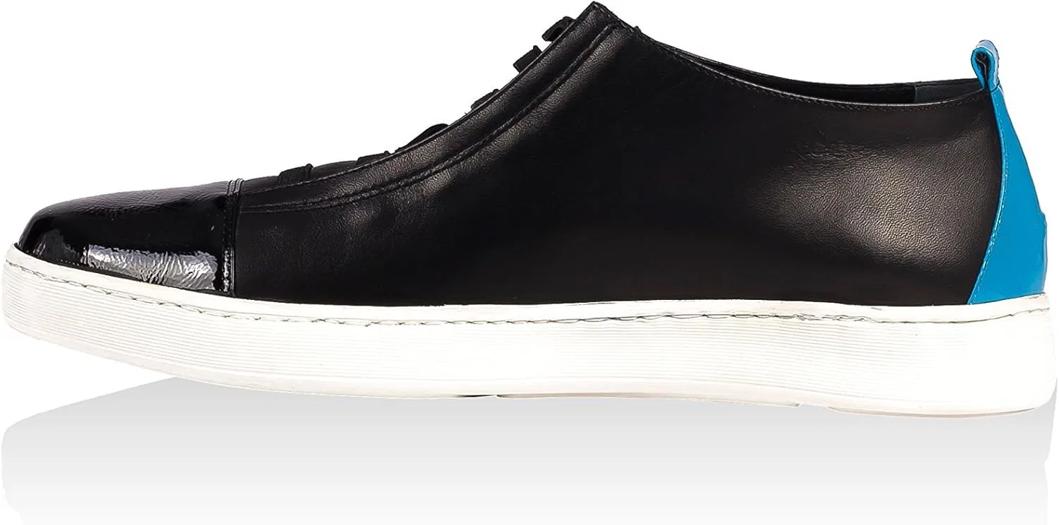 Туфли без шнурков Hemsted & Sons, Black Dark Blue