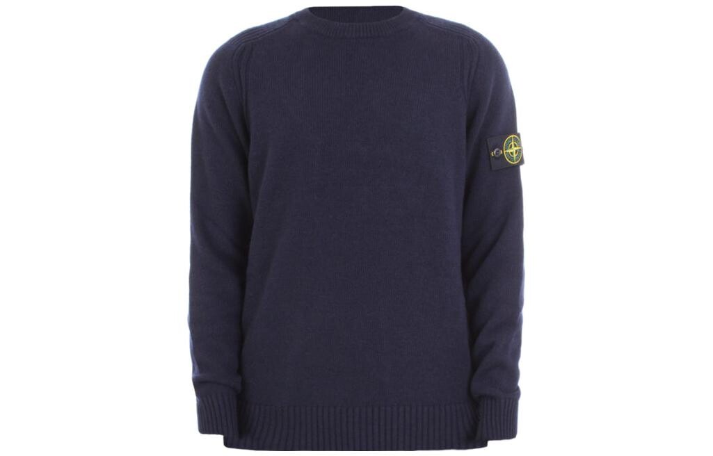 

Свитер мужской темно-синий Stone Island, темно-синий