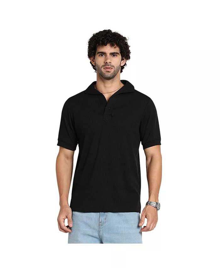 

Футболка мужская Onyx Black Tactitle Spread-Polo Campus Sutra, черный