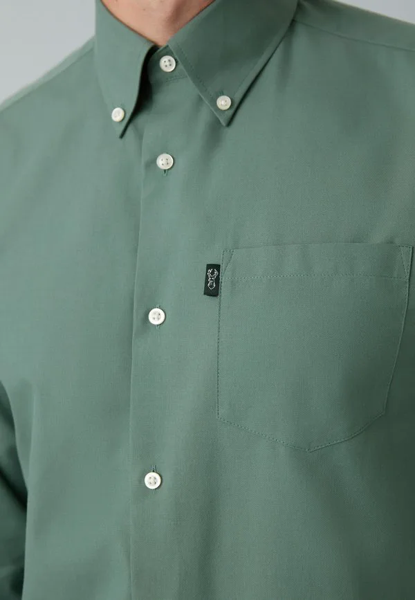 Рубашка на пуговицах, стандартного кроя Next, Seafoam Green — фото 3