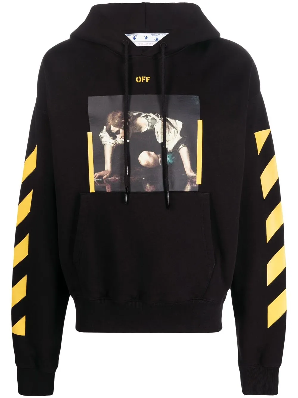 

Худи с принтом Caravaggio OFF-WHITE, черный