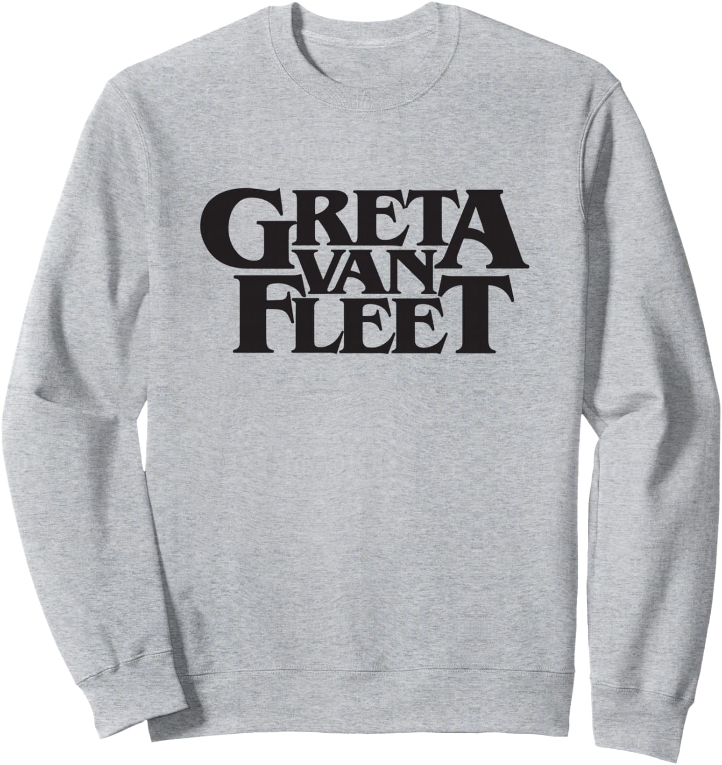 

Официальная толстовка Greta Van Fleet с черным логотипом, серая