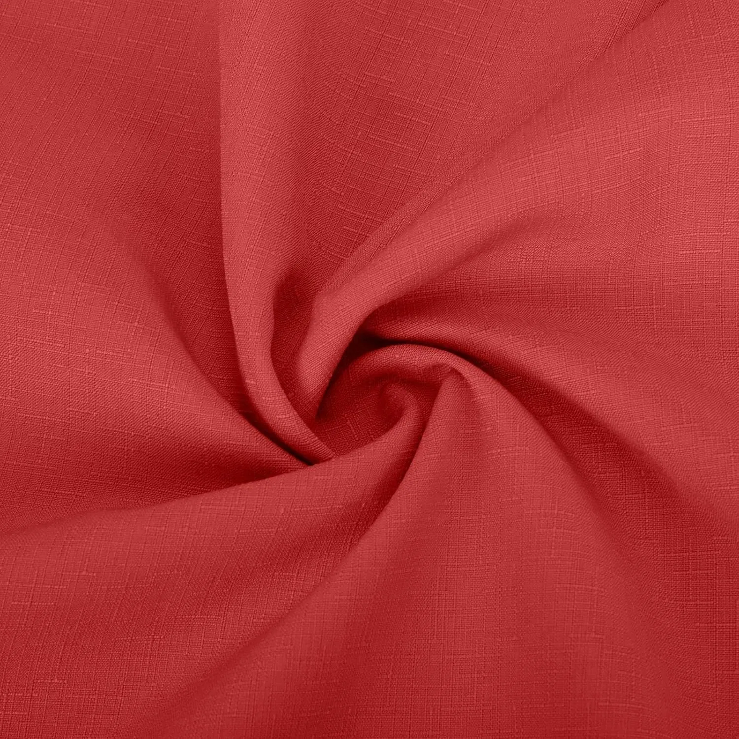 Блуза с V-образным вырезом, Cotton Linen, красная — фото 4
