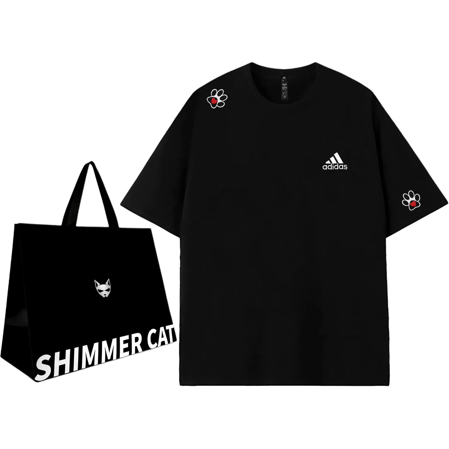 Футболка Adidas MUST HAVES Unisex Black Pink