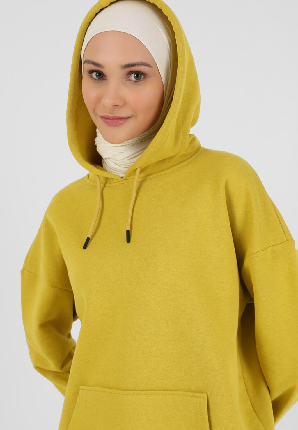 

Толстовка с капюшоном REFKA BASIC Modanisa, зеленый