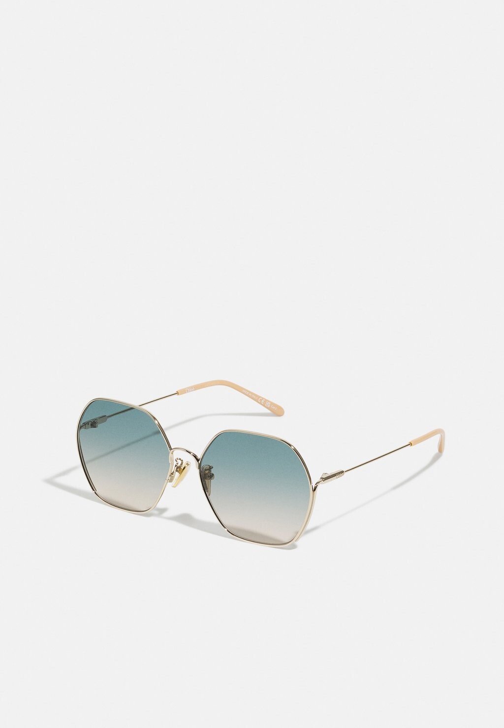 

Солнцезащитные очки Panthos CHLOÉ, цвет gold-coloured/green