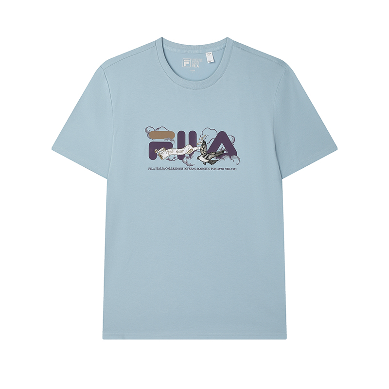 

FILA Футболка Heritage мужская Forget Me Not Blue, Синий, FILA Футболка Heritage мужская Forget Me Not Blue