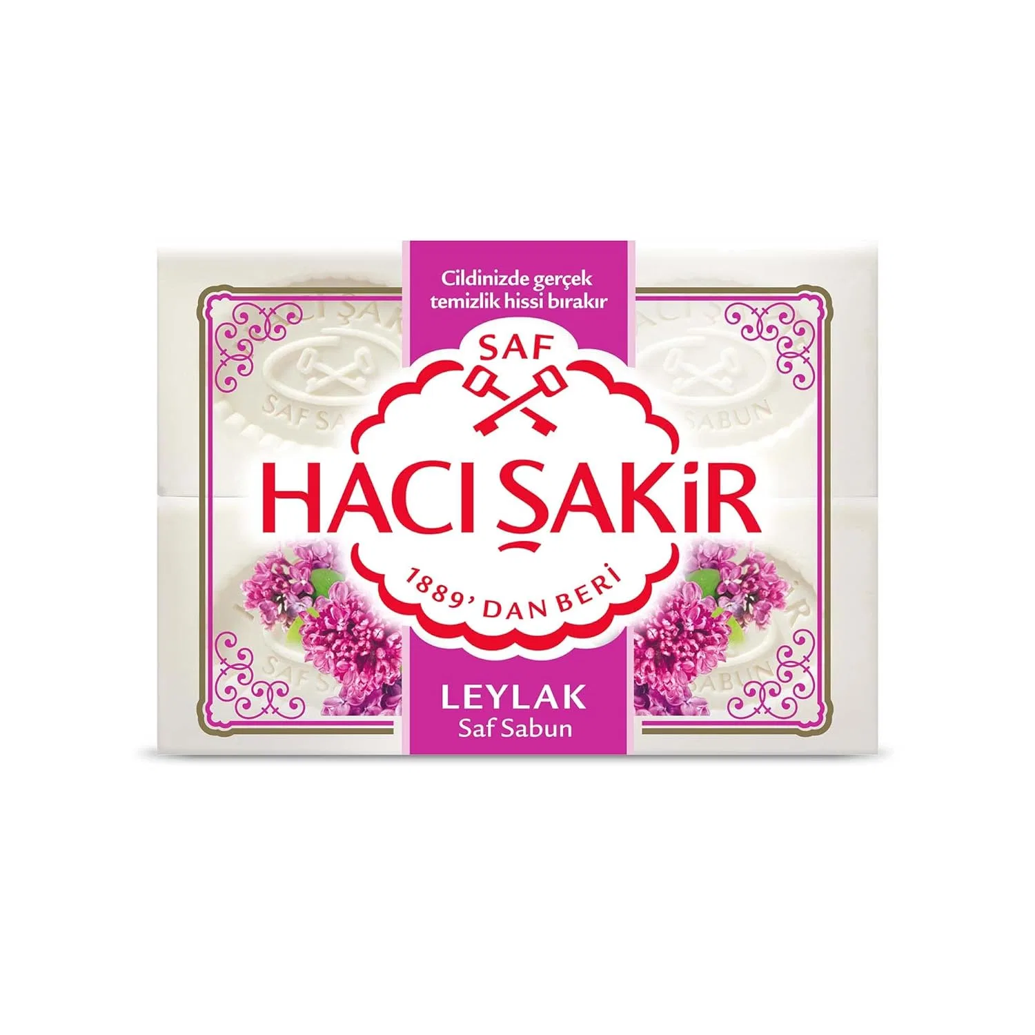 Белое мыло с ароматом мальвы Hacı Şakir, 600 г Hacı Şakir