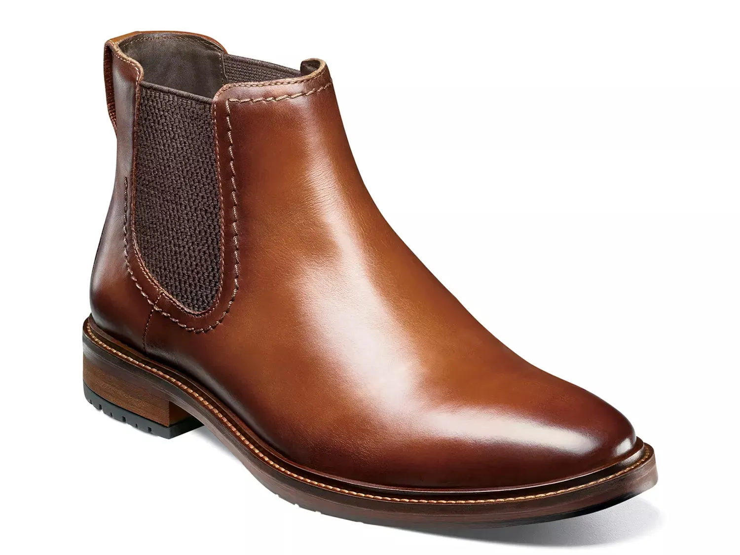 

Кожаные челси ботинки Plain Toe Florsheim, Cognac