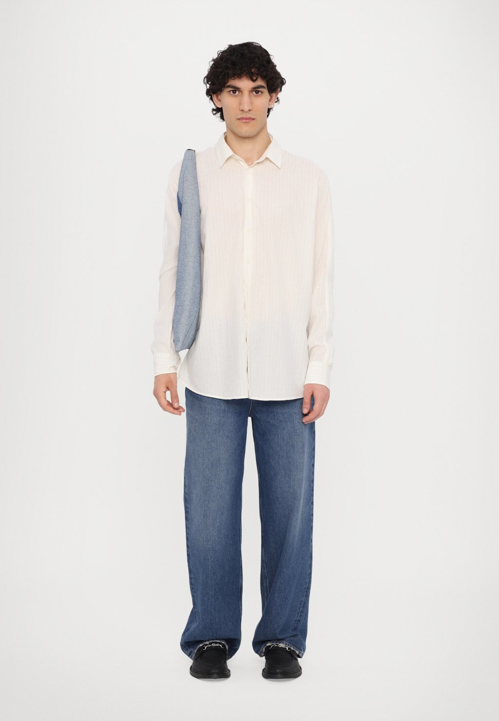 

Рубашка DAMON SHIRT UNISEX - Button-down blouse Soulland, белый
