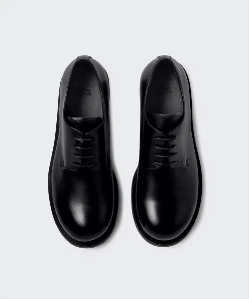 Мужские и женские туфли MUSINSA STANDARD Volume Round Derby Shoes — фото 2